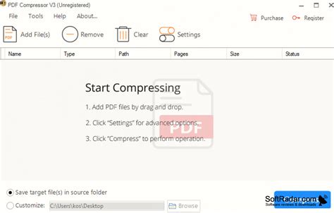 PDF Compressor V3 for Windows